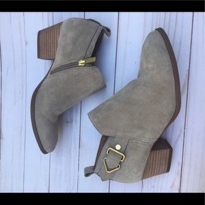 NWOT Franco Sarto suede bootie